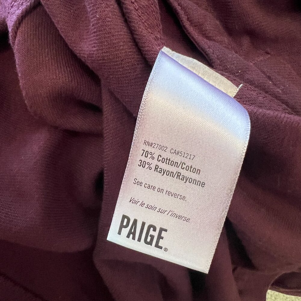 Paige Jacket - Scout Denim - Dark Burgundy - Trucker  - Size Small - Picture 9 of 13